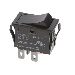 1 pcs : A8GS-D1110 - SWITCH ROCKER DPST 16A 125V