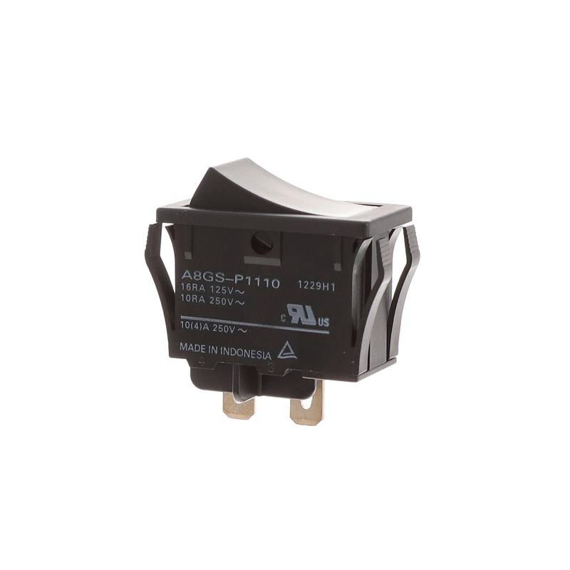 1 pcs : A8GS-P1110 - SWITCH ROCKER SPST 16A 125V