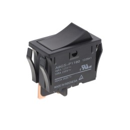 1 pcs : A8GS-P1180 - SWITCH ROCKER SPST 16A 125V