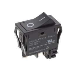 1 pcs : A8GS-P1215 - SWITCH ROCKER SPST 16A 125V