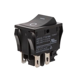1 pcs : A8GS-T1315K - SWITCH ROCKER DPST 16A 125V