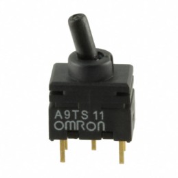 1 pcs : A9TS11-0011 - SWITCH TOGGLE SPDT 100MA 28V