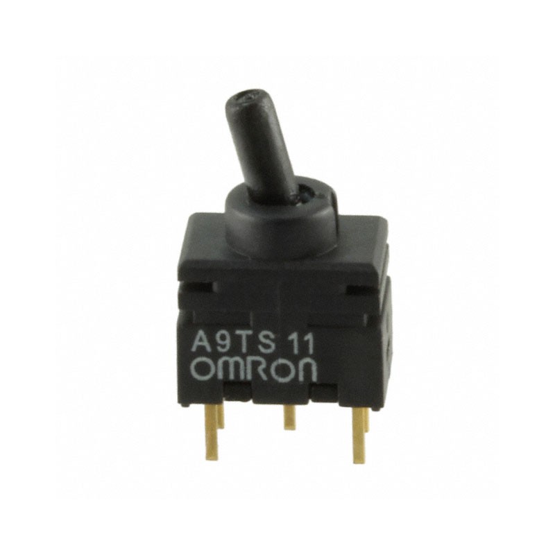 1 pcs : A9TS11-0011 - SWITCH TOGGLE SPDT 100MA 28V