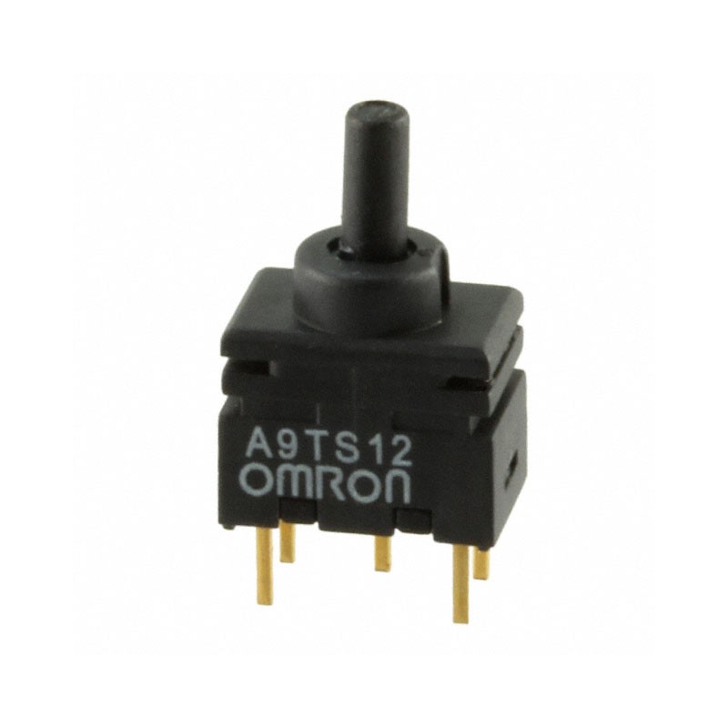 1 pcs : A9TS12-0011 - SWITCH TOGGLE SPDT 100MA 28V