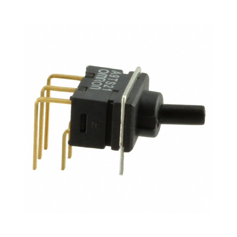 1 pcs : A9TS21-0012 - SWITCH TOGGLE DPDT 100MA 28V