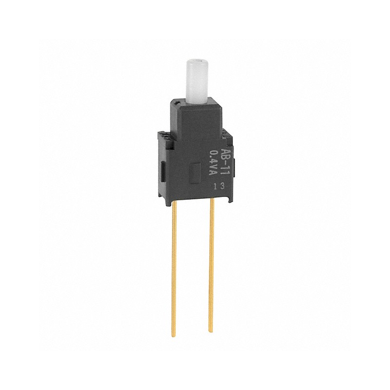 1 pcs : AB11AW - SWITCH PUSH SPST-NO 0.4VA 28V
