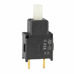 1 pcs : AB11BP - SWITCH PUSH SPST-NO 0.4VA 28V