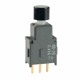 1 pcs : AB15BP-FA - SWITCH PUSH SPDT 0.4VA 28V