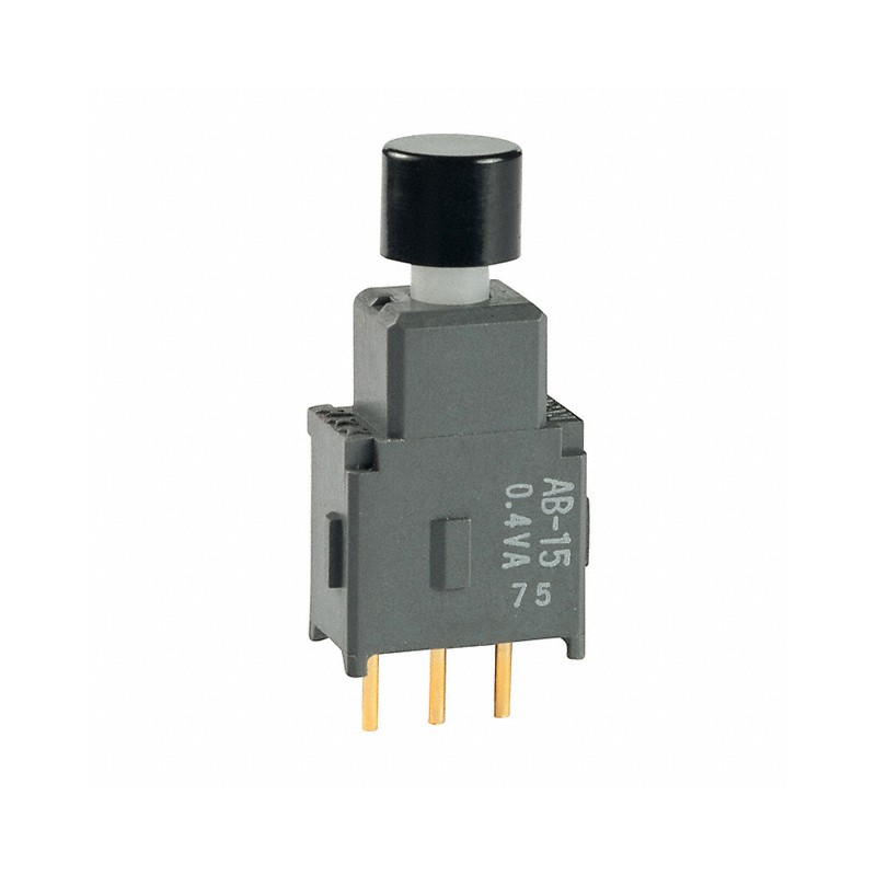 1 pcs : AB15BP-FA - SWITCH PUSH SPDT 0.4VA 28V