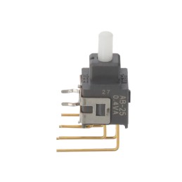 1 pcs : AB25AV - SWITCH PUSH DPDT 0.4VA 28V