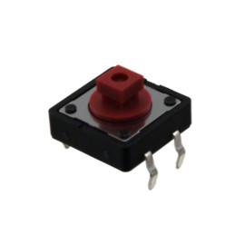 1 pcs : ADTS24RV - SWITCH TACTILE SPST-NO 0.05A 12V