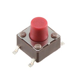 1 pcs : ADTSM63RVTR - SWITCH TACTILE SPST-NO 0.05A 12V