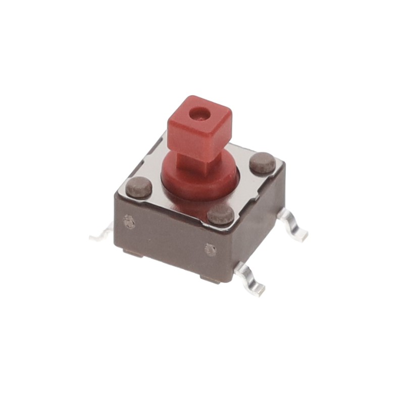 1 pcs : ADTSM644RVTR - SWITCH TACTILE SPST-NO 0.05A 12V