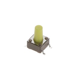 1 pcs : ADTSM65YVTR - SWITCH TACTILE SPST-NO 0.05A 12V