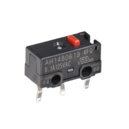1 pcs : AH1480619 - SWITCH SNAP ACT SPDT 0.1A 125V