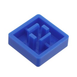 1 pcs : AKTSC21B - CAP TACTILE SQUARE BLUE