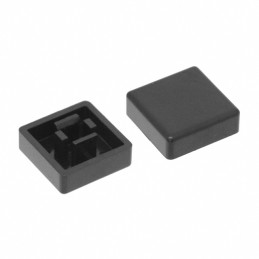1 pcs : AKTSC21K - CAP TACTILE SQUARE BLACK