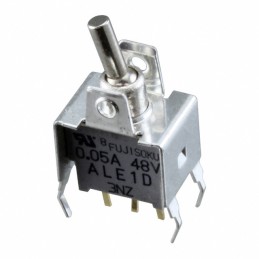 1 pcs : ALE1D-2M4-10-Z - SWITCH ROCKER SPDT 50MA 48V
