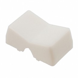 1 pcs : AML54-F10W - CAP ROCKER RECTANGULAR WHITE
