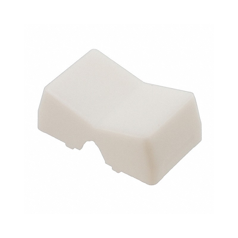 1 pcs : AML54-F10W - CAP ROCKER RECTANGULAR WHITE