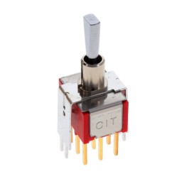 1 pcs : ANT33FAR2S25RE - SWITCH TOGGLE 3PDT 5A 120V