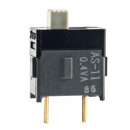 1 pcs : AS11AP - SWITCH SLIDE SPST 0.4VA 28V