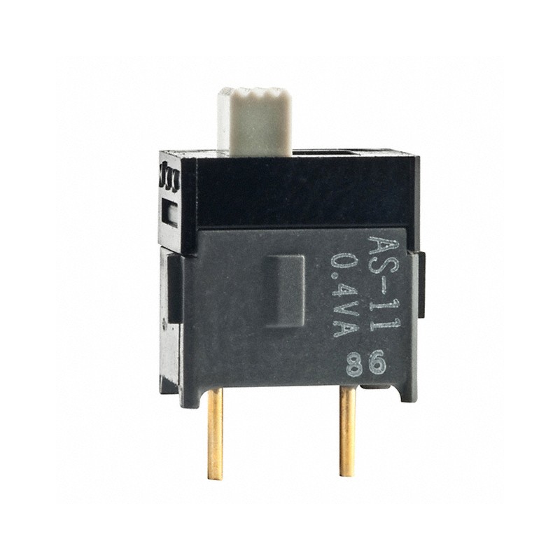 1 pcs : AS11AP - SWITCH SLIDE SPST 0.4VA 28V
