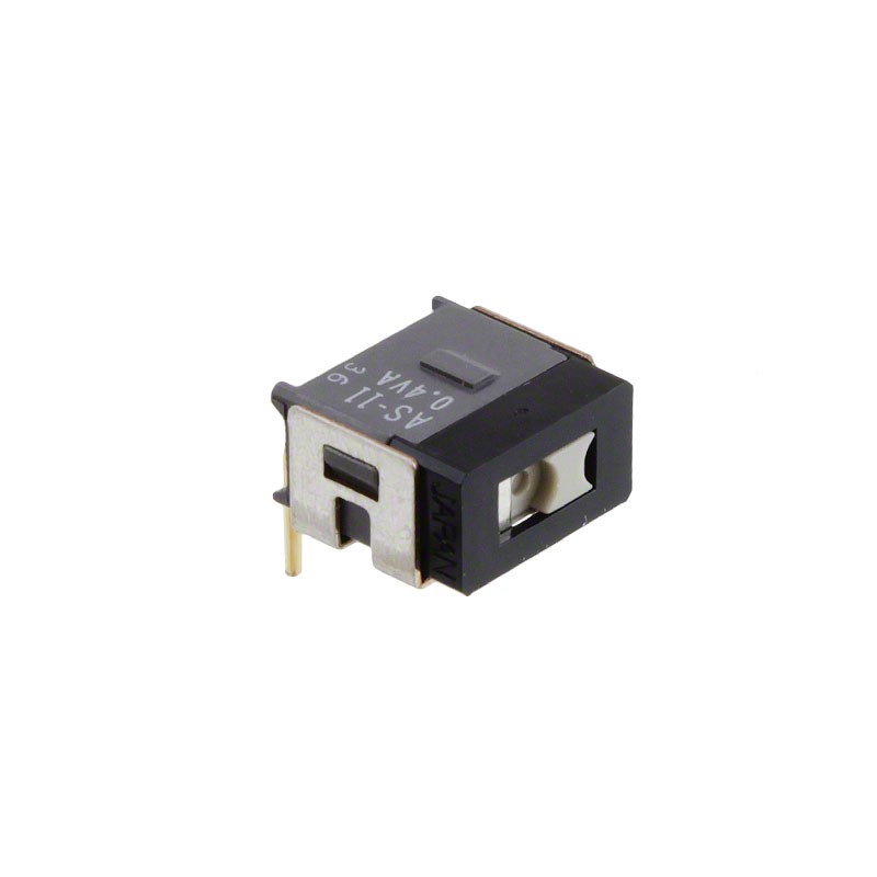 1 pcs : AS11BH - SWITCH SLIDE SPST 0.4VA 28V