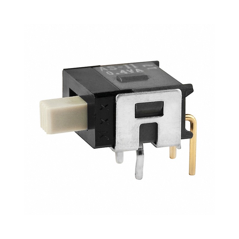 1 pcs : AS11CH - SWITCH SLIDE SPST 0.4VA 28V