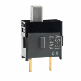 1 pcs : AS11CP - SWITCH SLIDE SPST 0.4VA 28V