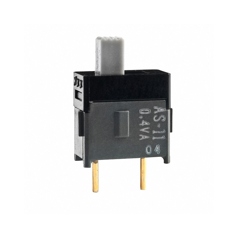 1 pcs : AS11CP - SWITCH SLIDE SPST 0.4VA 28V