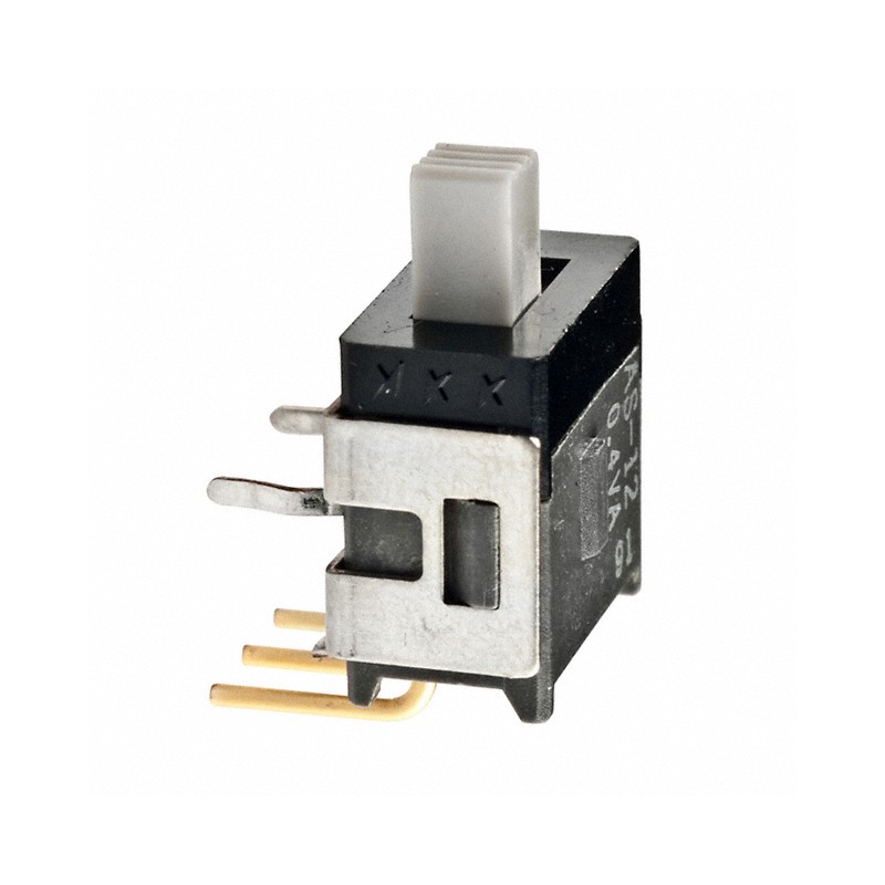 1 pcs : AS12CH - SWITCH SLIDE SPDT 0.4VA 28V