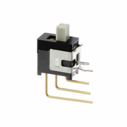 1 pcs : AS12CV - SWITCH SLIDE SPDT 0.4VA 28V