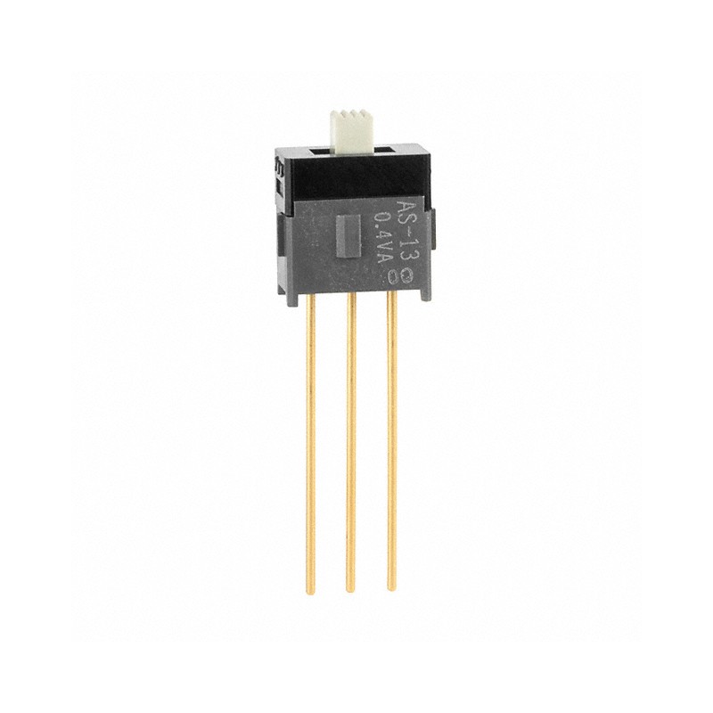 1 pcs : AS13AW - SWITCH SLIDE SPDT 0.4VA 28V