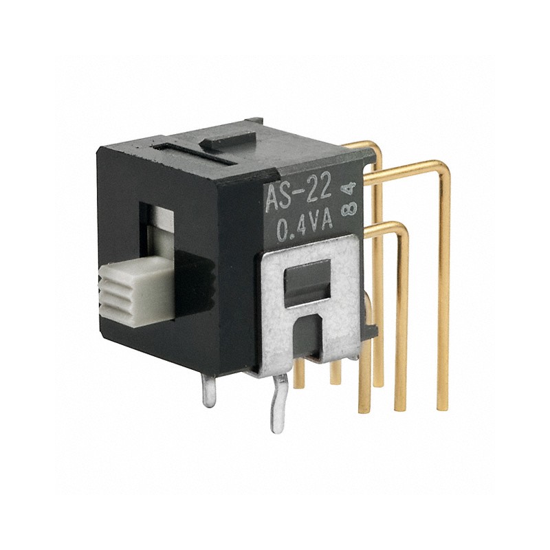 1 pcs : AS22AV - SWITCH SLIDE DPDT 0.4VA 28V