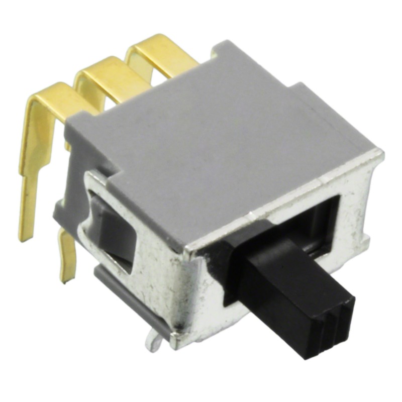 1 pcs : AS2D-5M-10-Z - SWITCH SLIDE DPDT 50MA 48V