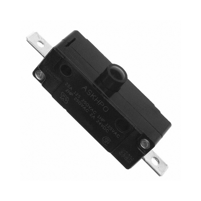 1 pcs : ASKHF3P04AY - SWITCH SNAP ACT SPST-NO 25A 125V