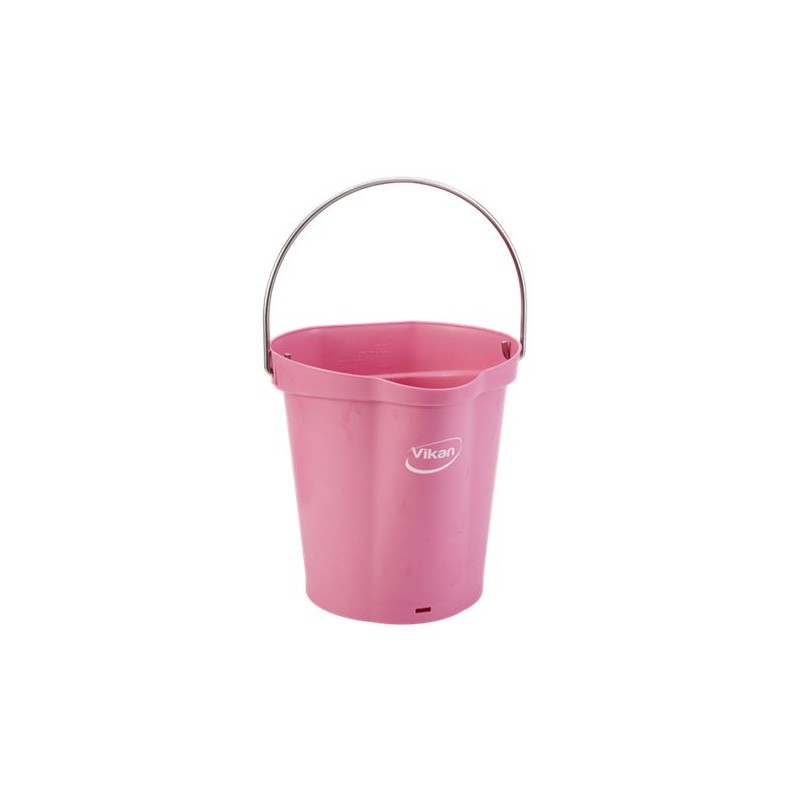 1 pcs - 6L Plastic Pink Bucket With Handle