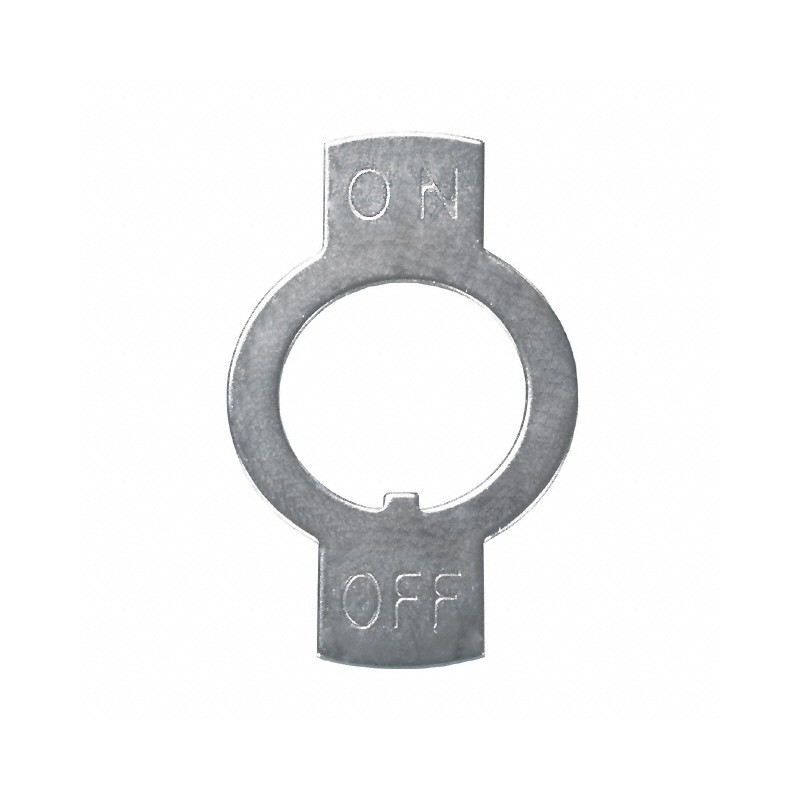 1 pcs : AT201 - ON-OFF PLATE FOR 12MM BUSHING