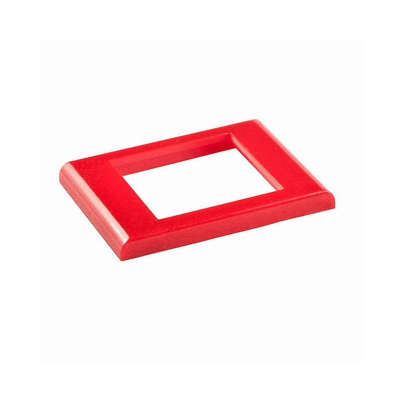 1 pcs : AT207C - SW CAP .614' BEZEL RED