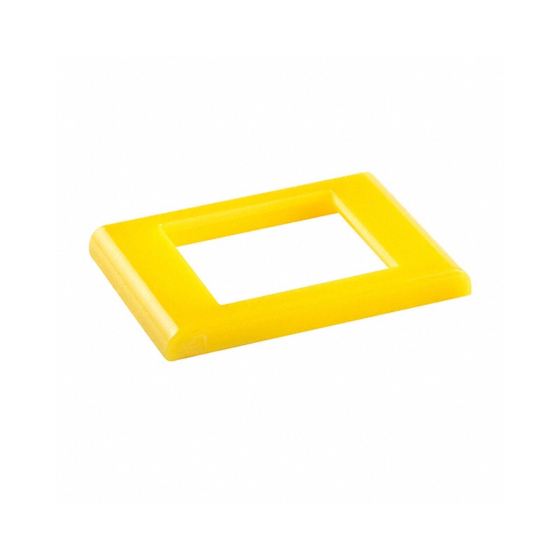 1 pcs : AT207E - SW CAP .614' BEZEL YELLOW