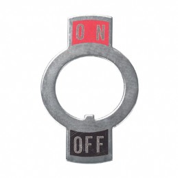 1 pcs : AT214 - ON-OFF PLATE FOR 12MM BUSHING