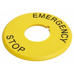 1 pcs : AT222 - NAMEPLATE (EMERGENCY STOP)