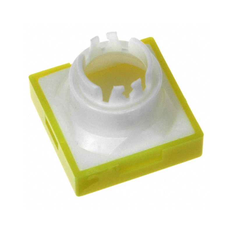 1 pcs : AT3001EB - CAP PUSHBUTTON SQUARE YEL/WHITE