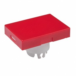 1 pcs : AT3003CB - CAP PUSHBUTTON RECT RED/WHITE