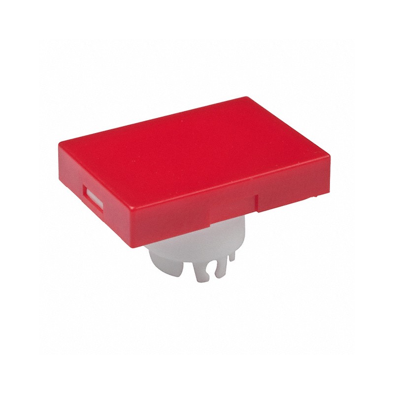1 pcs : AT3003CB - CAP PUSHBUTTON RECT RED/WHITE
