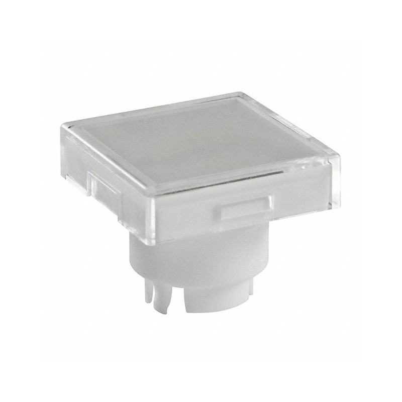 1 pcs : AT3004JB - CAP PUSHBUTTON SQUARE CLEAR/WHT