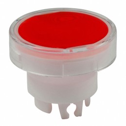 1 pcs : AT3005JC - CAP PUSHBUTTON ROUND CLEAR/RED
