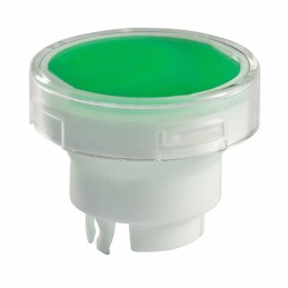 1 pcs : AT3005JF - CAP PUSHBUTTON ROUND CLEAR/GREEN