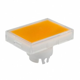 1 pcs : AT3006JD - CAP PUSHBUTTON RECT CLEAR/AMBER